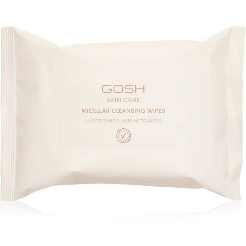 GOSH COPENHAGEN Skin Care Micellar Servetele demachiante 25 buc