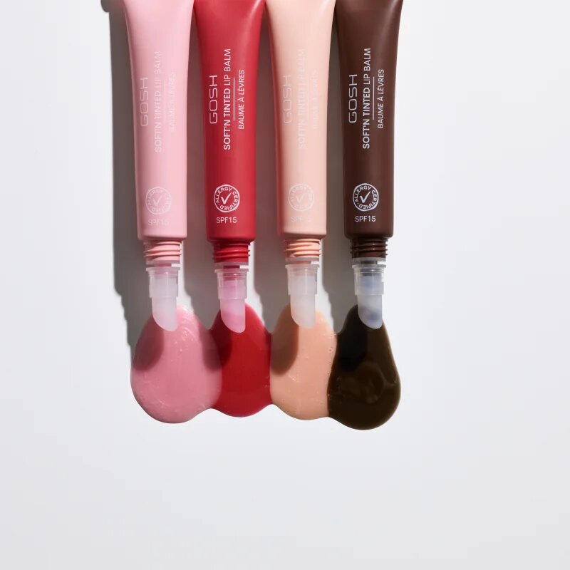 GOSH COPENHAGEN Soft`n Tinted balsam de buze tonifiant SPF 15 culoare 008 Cherry Soda 8 ml