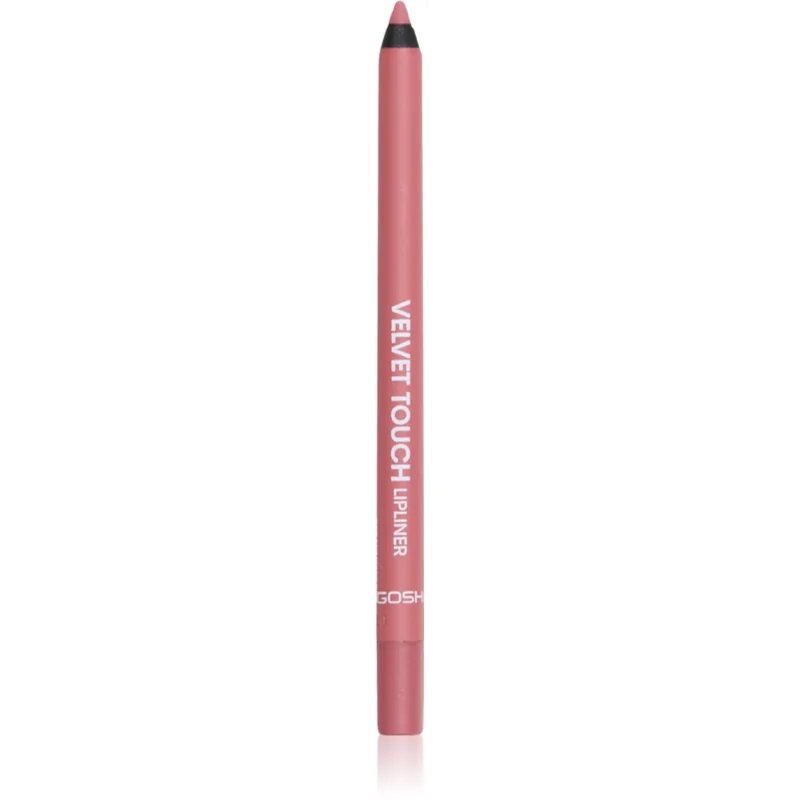 GOSH COPENHAGEN Velvet Touch creion contur pentru buze waterproof culoare 008 Shy Plum 1.2 g