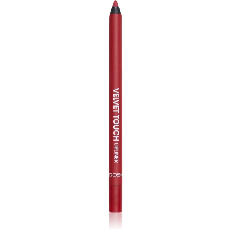 GOSH COPENHAGEN Velvet Touch creion contur pentru buze waterproof culoare 015 Cherry 1.2 g