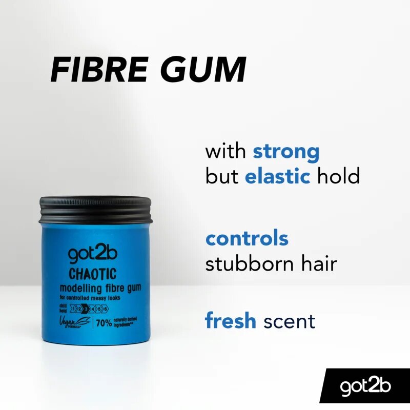 got2b Chaotic guma modelatoare pentru fixare și formă 100 ml