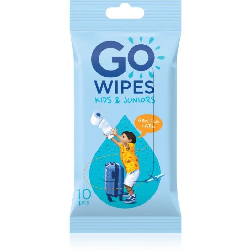 GoWipes For Kids & Juniors hârtie igienică umedă pentru copii 10 buc