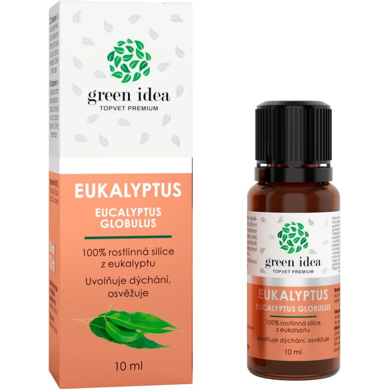 Eukalyptus ulei 100 % ajută la funcționarea normală a aparatului respirator 10 ml