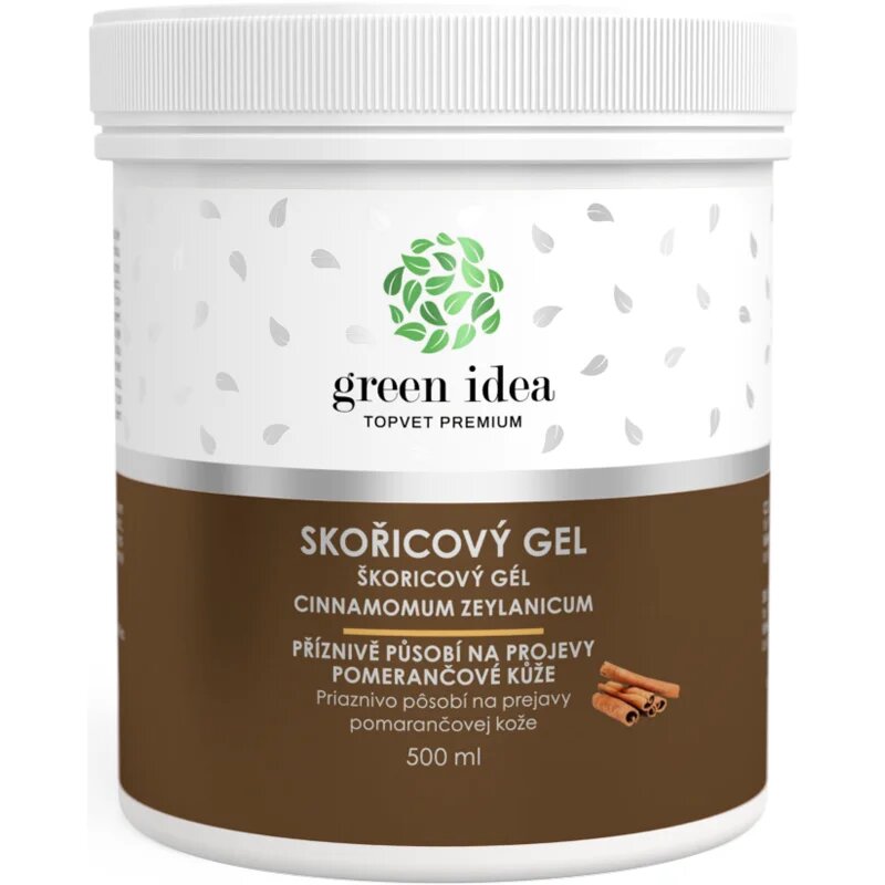 Green Idea Skořicový gel gel pentru masaj 500 ml