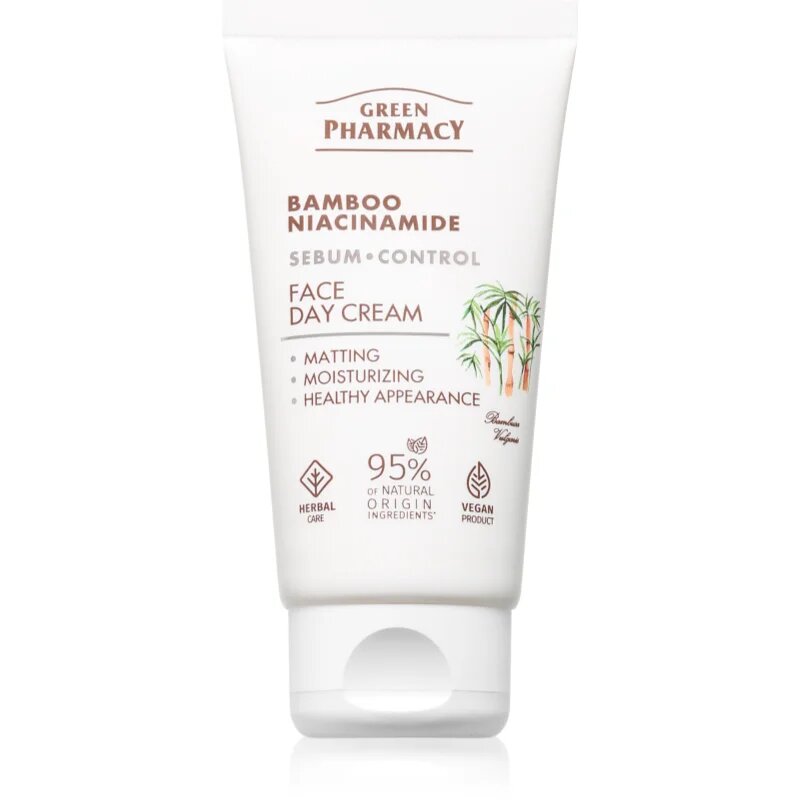Green Pharmacy Bamboo & Niacinamide Day Face Cream crema de fata zi 50 ml