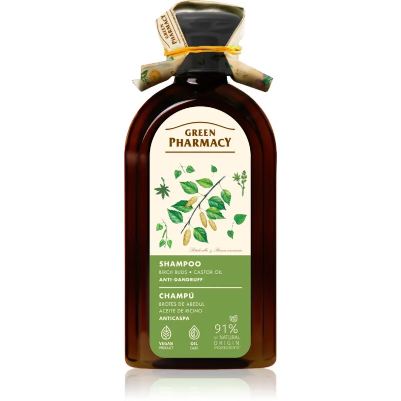 Birch Buds & Castol Oil Shampoo sampon anti-matreata 350 ml