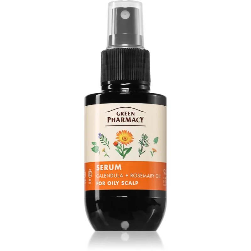 Calendula & Rosemary Serum ser pentru par gras 100 ml