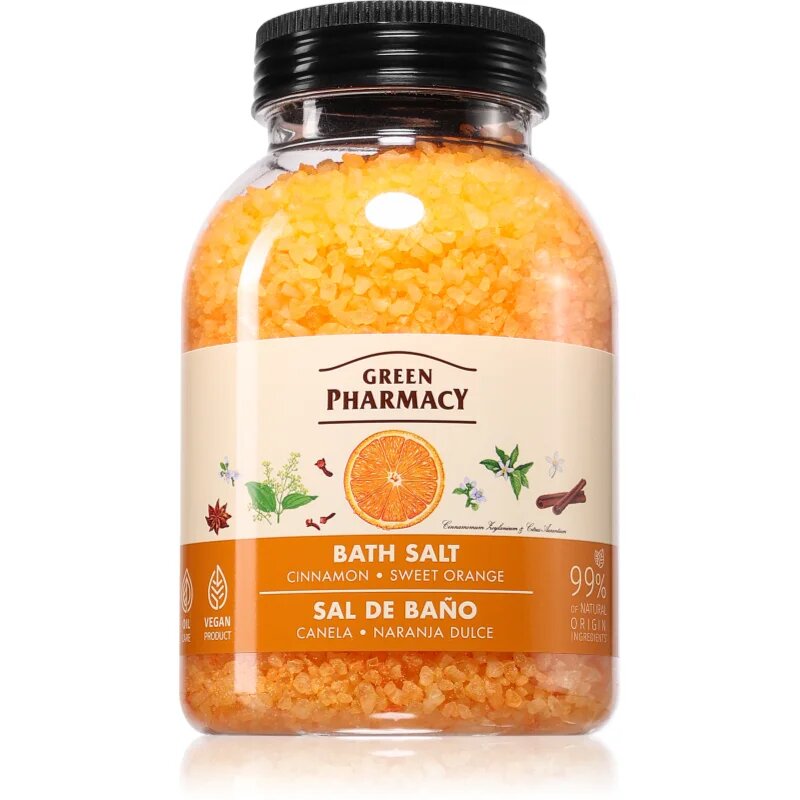 Cinnamon & Sweet orange Bath Salt sare de baie relaxanta 1000 g