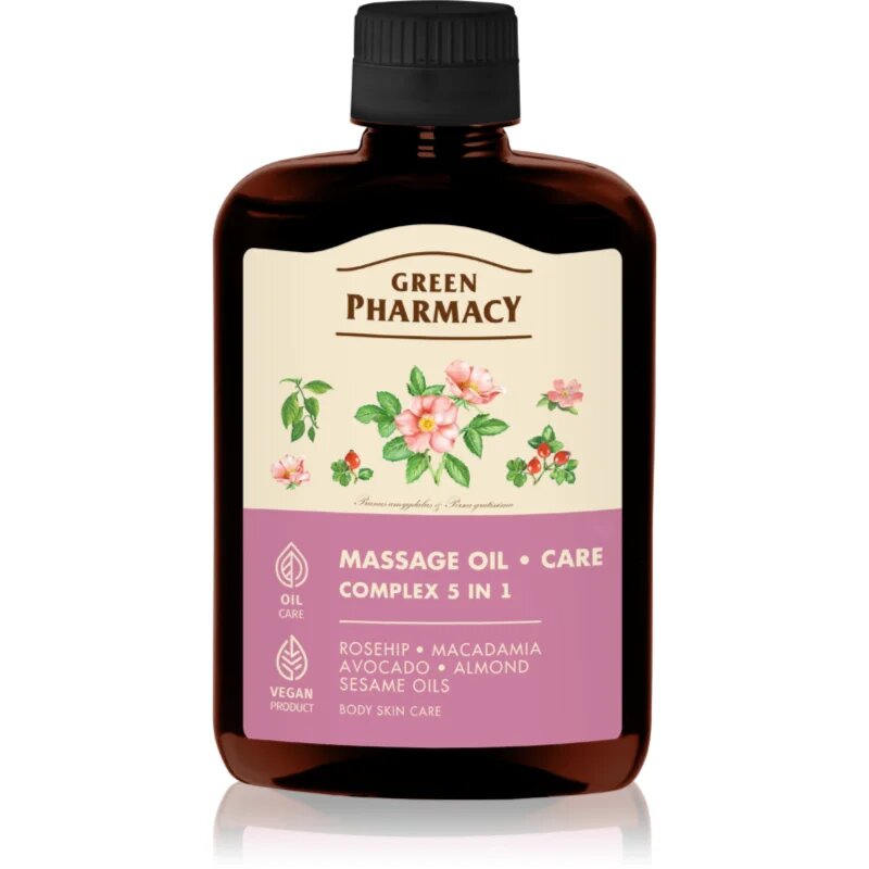 Green Pharmacy Complex 5in1 Massage Oil ulei de masaj 200 ml