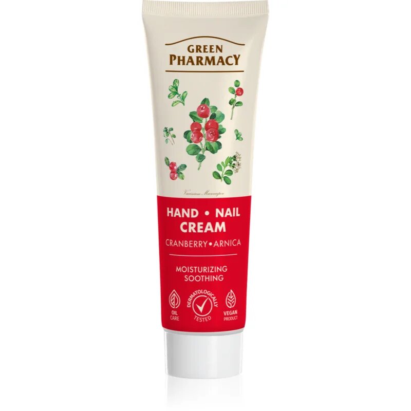 Green Pharmacy Cranberry & Arnica crema de maini hidratanta 100 ml