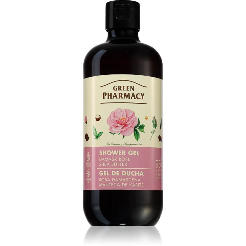 Damask Rose & Shea Butter Shower Gel gel de duș mătăsos 500 ml