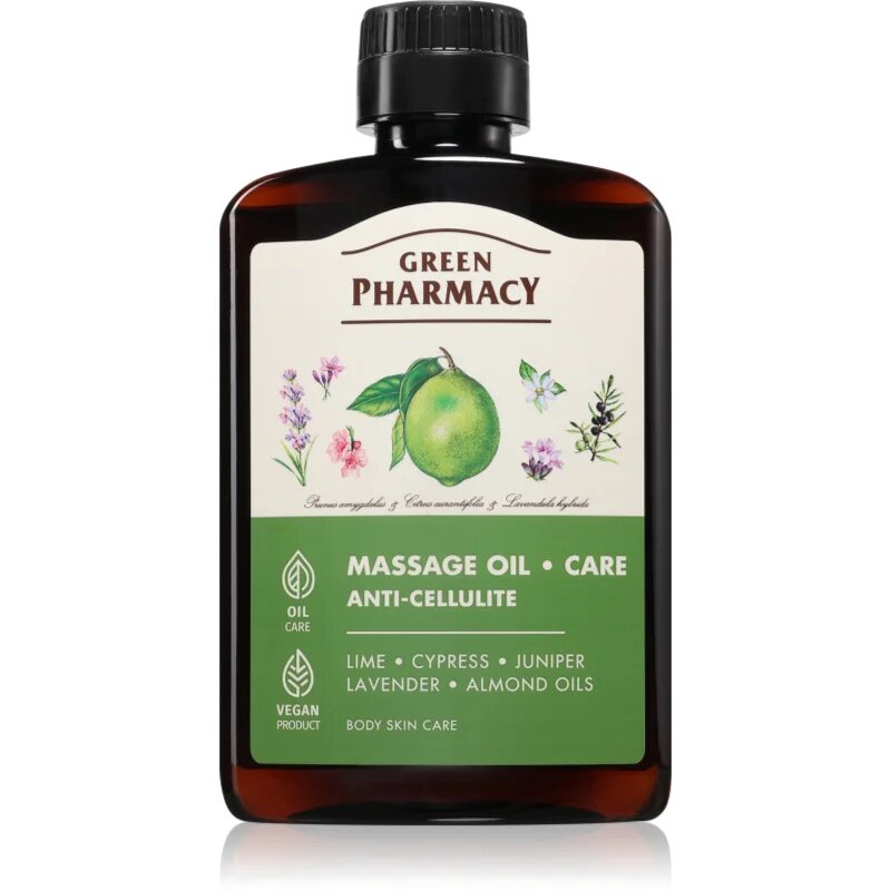 Essential oils of Lime Massage Oil ulei de masaj pentru celulită 200 ml