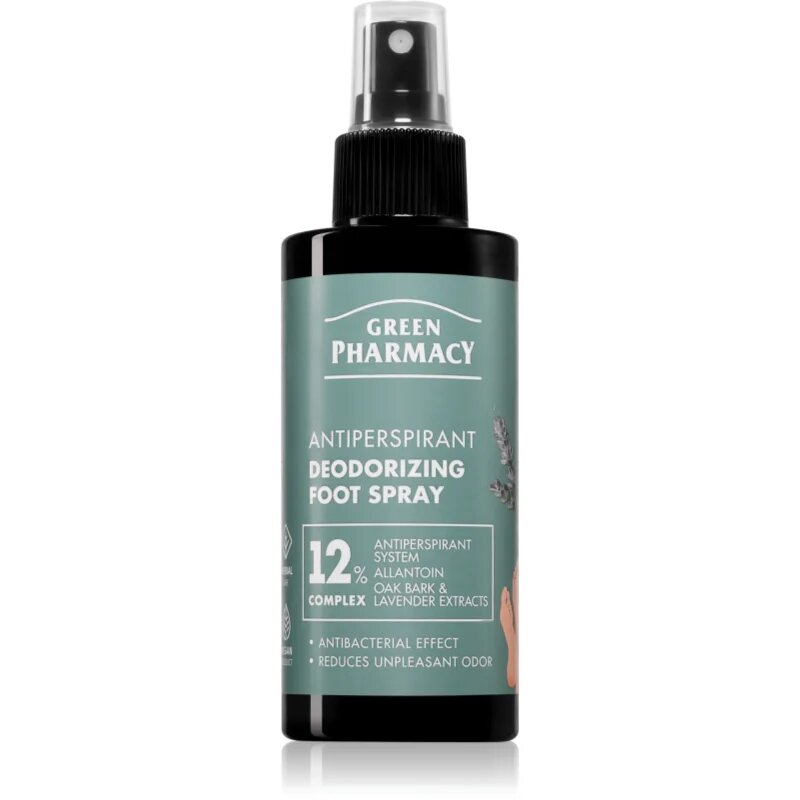 Green Pharmacy Foot Care Antiperspirant Deodorizing Foot Spray antiperspirant pentru tălpile picioarelor 150 ml