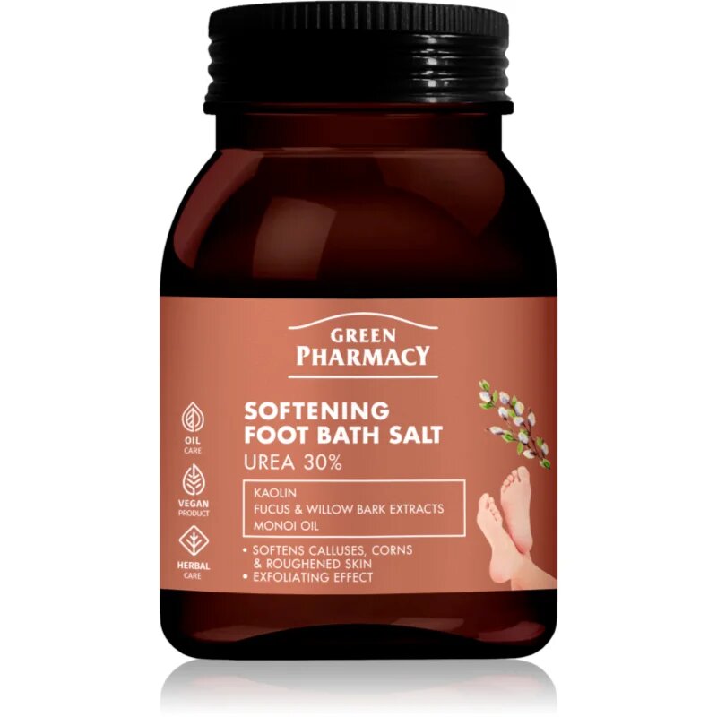 Green Pharmacy Foot Care Softening Foot Bath Salt saruri de baie pentru picioare 400 ml