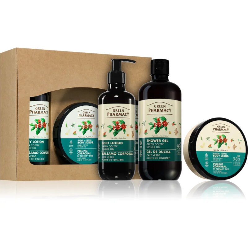 Green coffee & Ginger Oil SET set cadou