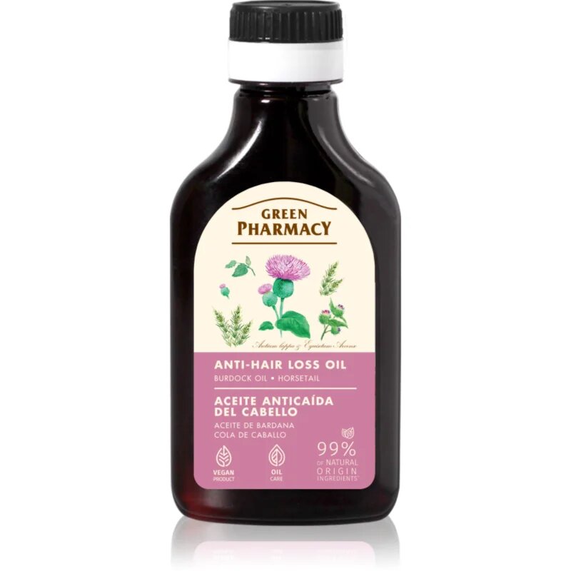 Horsetail Burdock Oil ulei din brusture impotriva caderii parului 100 ml