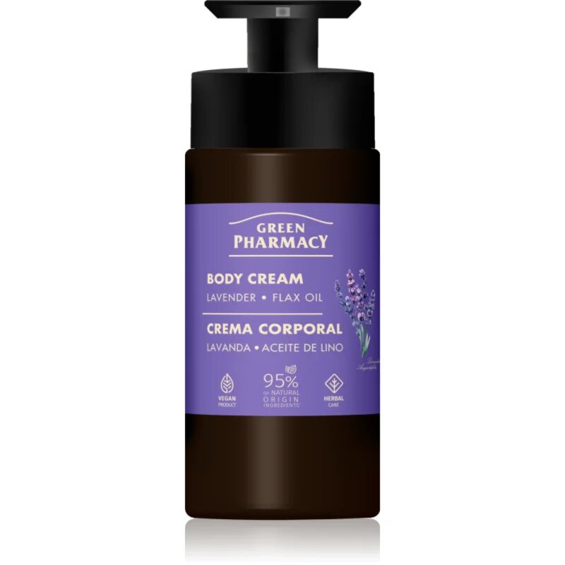Green Pharmacy Lavender & Flax Oil crema de corp 739 ml