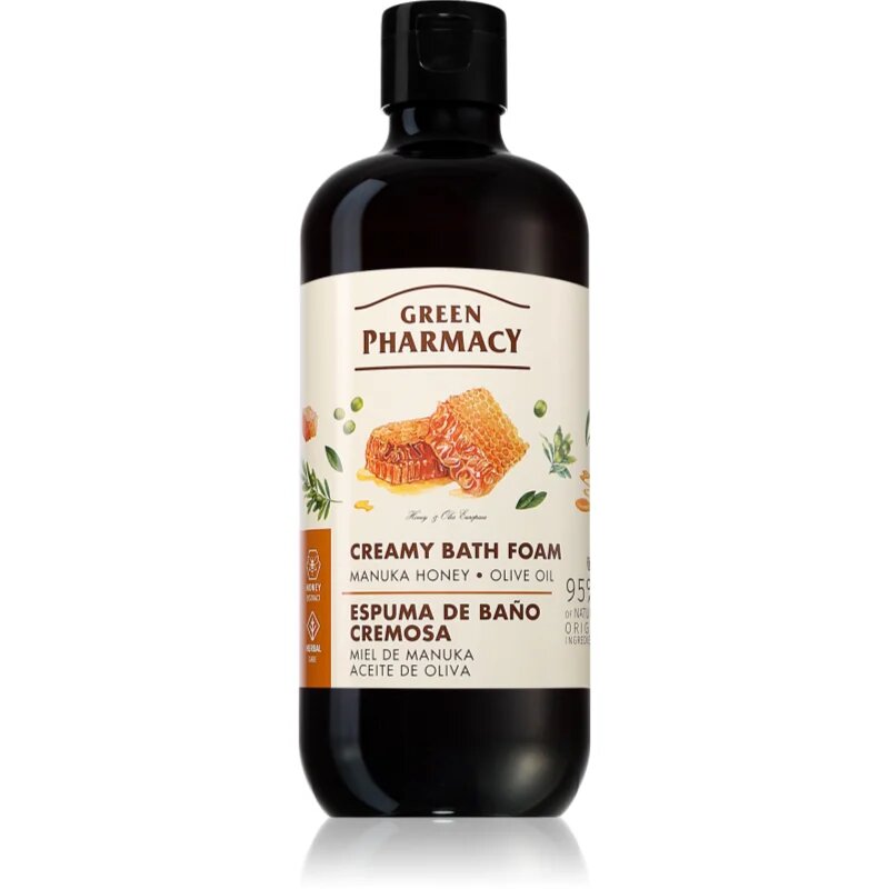 Manuka Honey & Olive Oil Bath Foam Spuma de baie cremoasa 500 ml