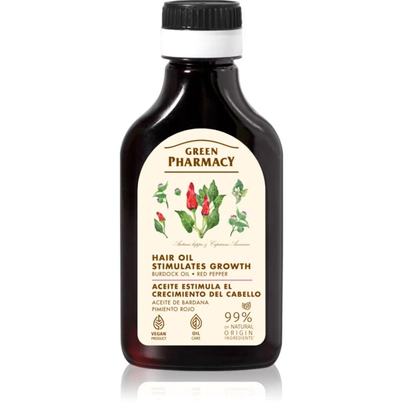 Red Peppers Burdock Oil Ulei din brusture pentru stimularea cresterii parului 100 ml