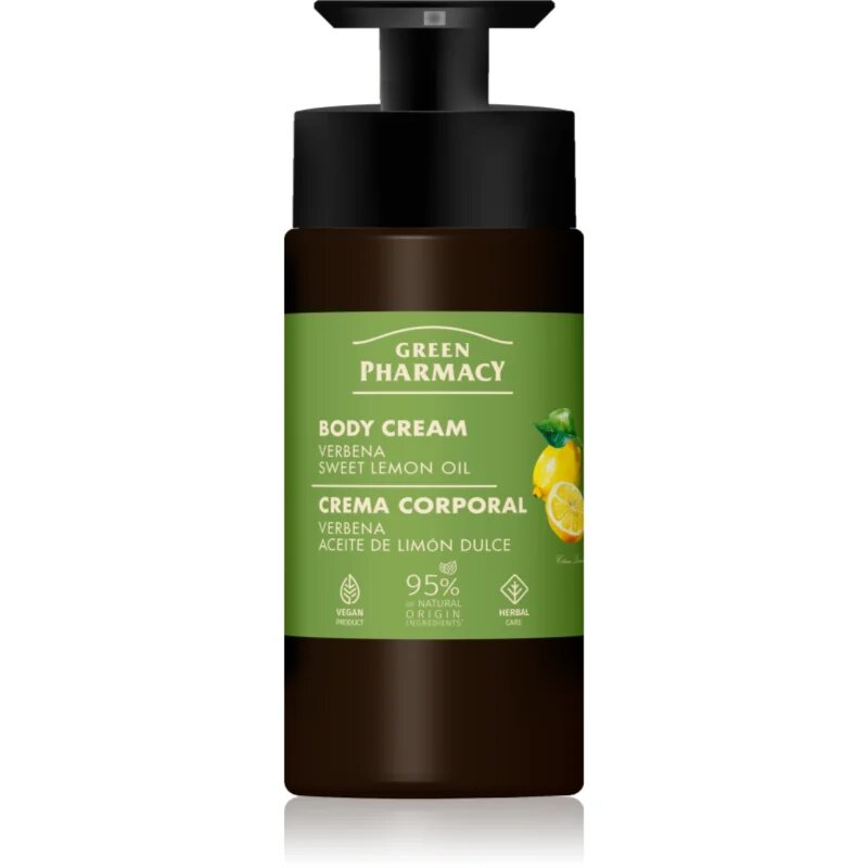 Green Pharmacy Verbena & Sweet Lemon Oil crema de corp 739 ml