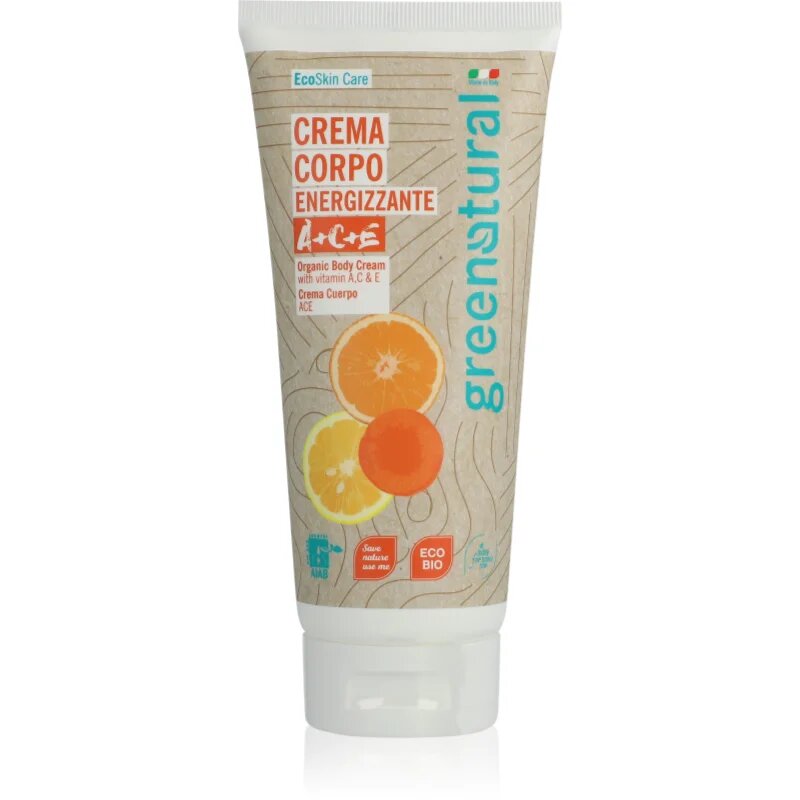 Greenatural Body Cream crema delicata cu vitamine A C E 200 ml