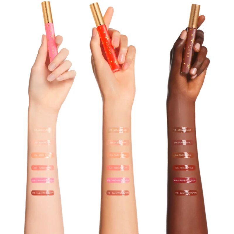 Gucci Beauty Gloss à Lèvres luciu de buze pentru un volum suplimentar culoare 526 Teresina Red 6.5 ml