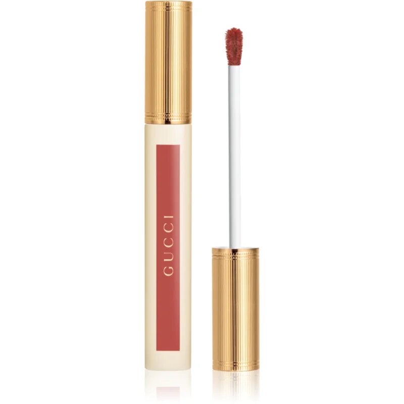 Gucci Beauty Glow Oil-In-Water Tint Liquid Lipstick ruj lichid hidratant și lucios culoare 217 Valeria Rose 6.5 ml
