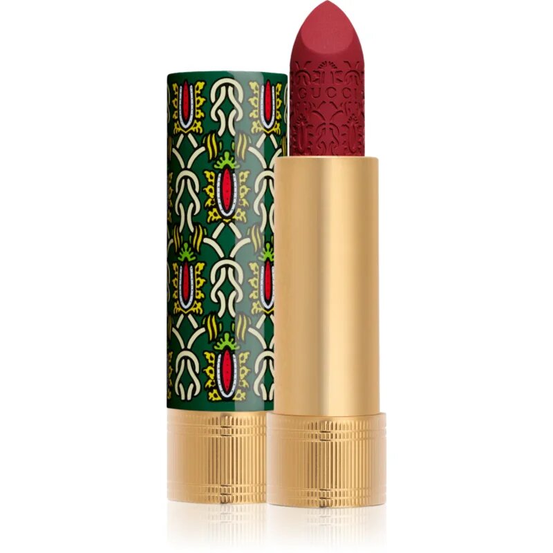 Gucci Beauty Holiday Rouge à Lèvres Matte Lipstick ruj mat culoare 509 Rosso Ancora 3.5 g