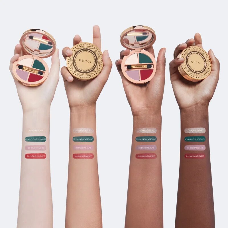 Gucci Beauty Palette de Beauté Quatuor machiaj multifuncțional pentru ochi buze și față culoare 03 Wild Bouquet 6.1 g