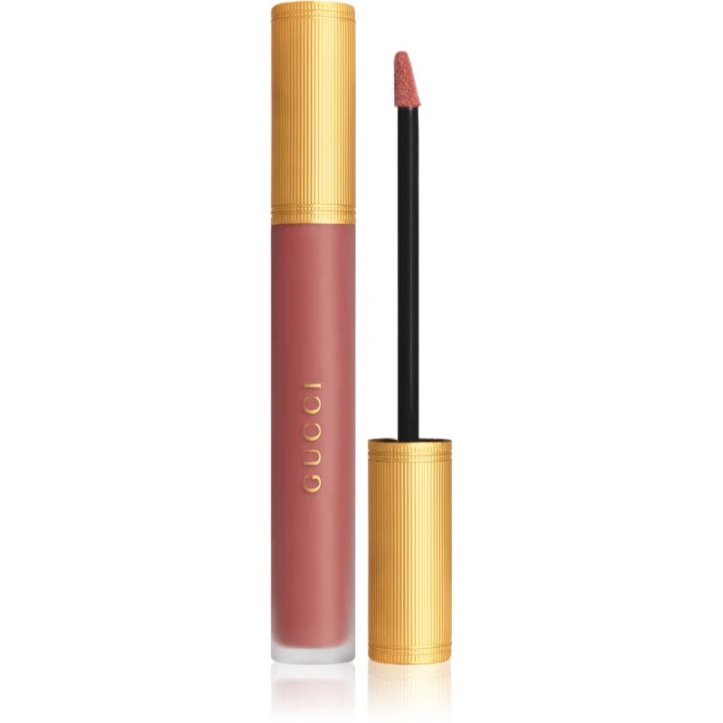 Gucci Beauty Rouge à Lèvres Matte Lipstick ruj lichid mat culoare 208 They Met in Argentina 6.5 ml
