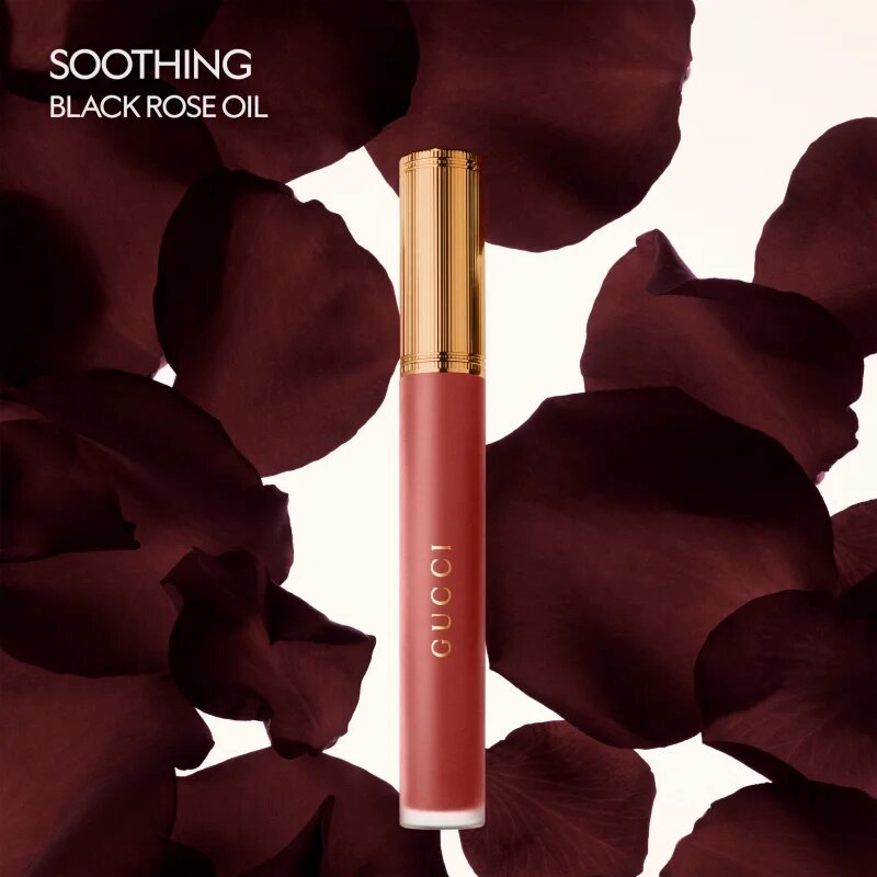 Gucci Beauty Rouge à Lèvres Matte Lipstick ruj lichid mat culoare 208 They Met in Argentina 6.5 ml