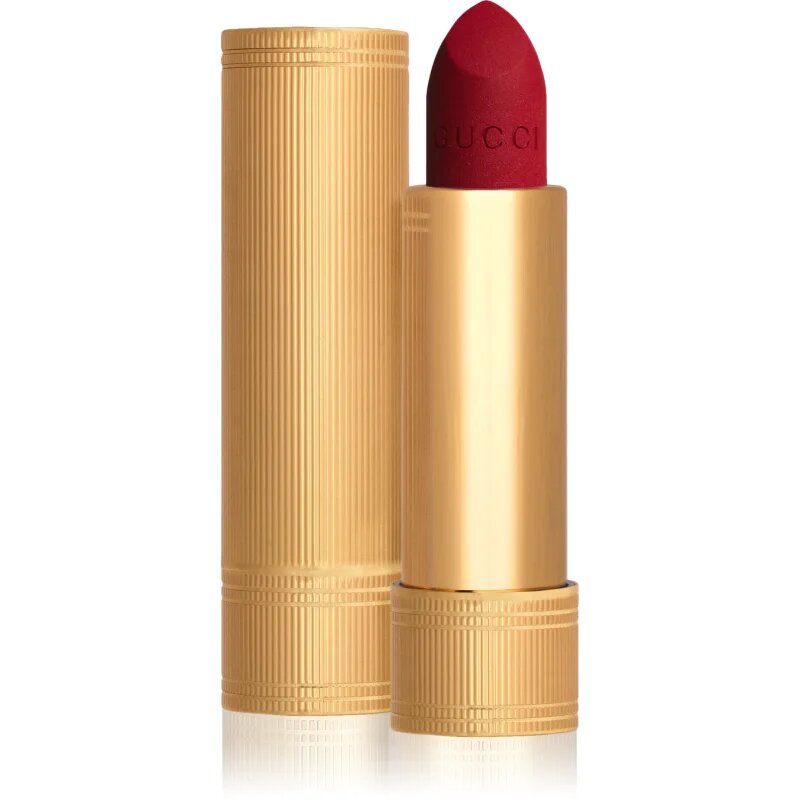 Gucci Beauty Rouge à Lèvres Matte Lipstick ruj mat culoare 502 Eadie Scarlet 3.5 g
