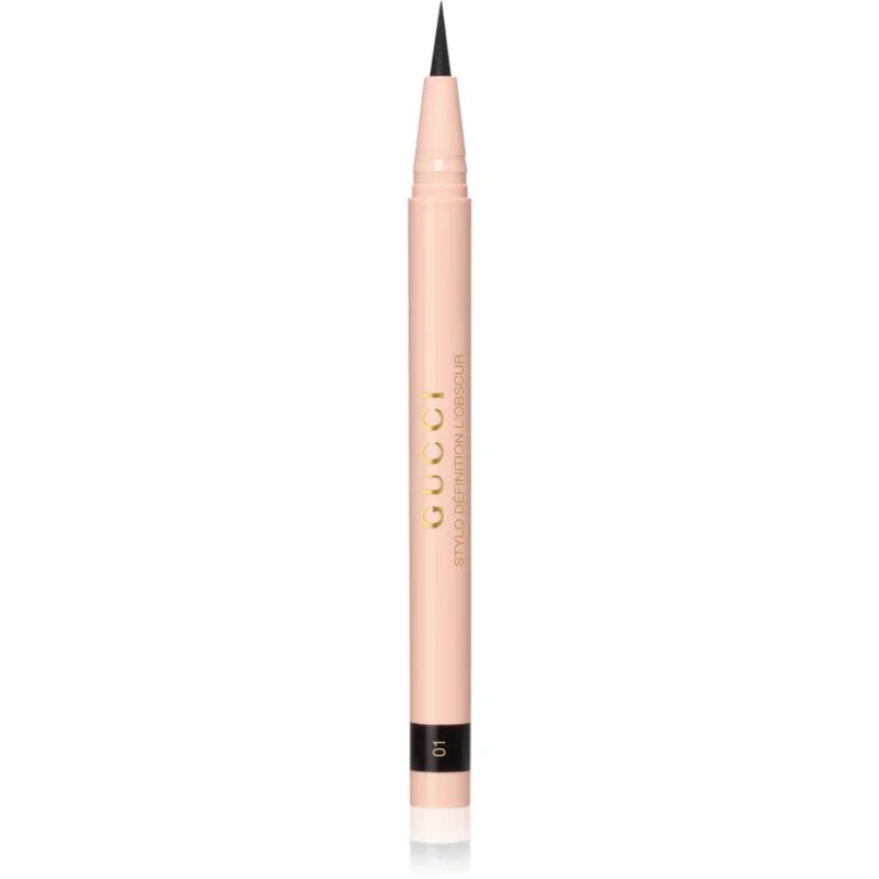 Gucci Beauty Stylo Définition L’Obscur tuș lichid pentru ochi tip cariocă culoare 01 Eve Black 0.5 g