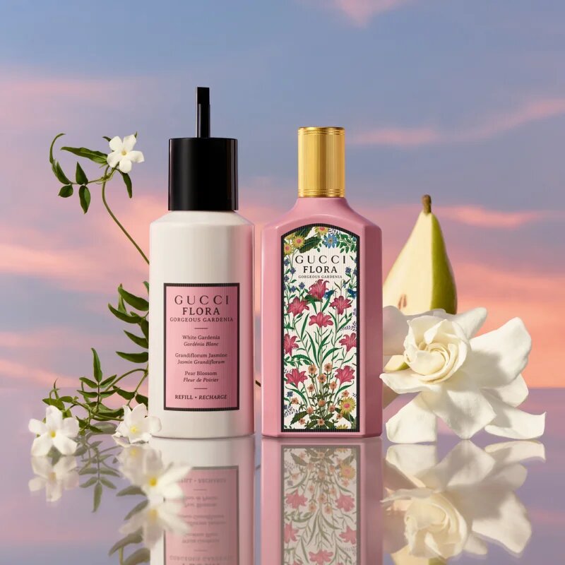 Gucci Flora Gorgeous Gardenia Eau de Parfum reincarcabil pentru femei Refill 150 ml