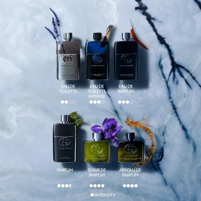 Gucci Guilty Pour Homme Eau de Toilette intense pentru bărbați 90 ml