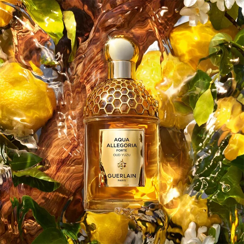 GUERLAIN Aqua Allegoria Oud Yuzu Forte Eau de Parfum reincarcabil pentru femei 125 ml