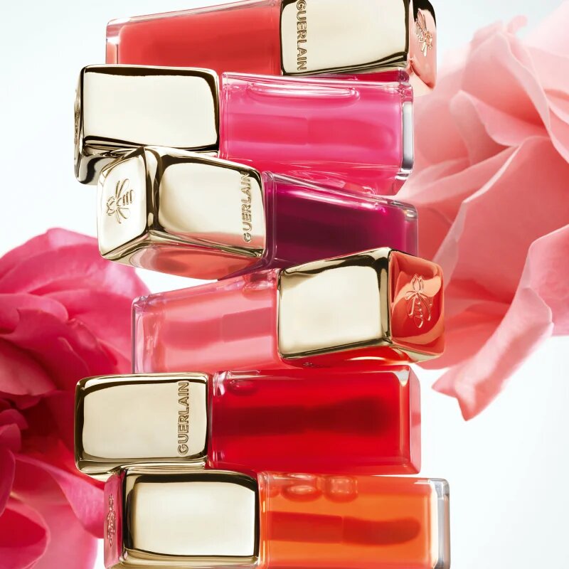 GUERLAIN Blooming Denim KissKiss Bee Glow Oil ulei pentru buze cu miere culoare 209 Blooming Glow 9.5 ml
