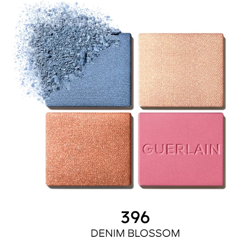 GUERLAIN Blooming Denim Ombres G paletă cu farduri de ochi editie limitata 396 Denim Blossom 6 g