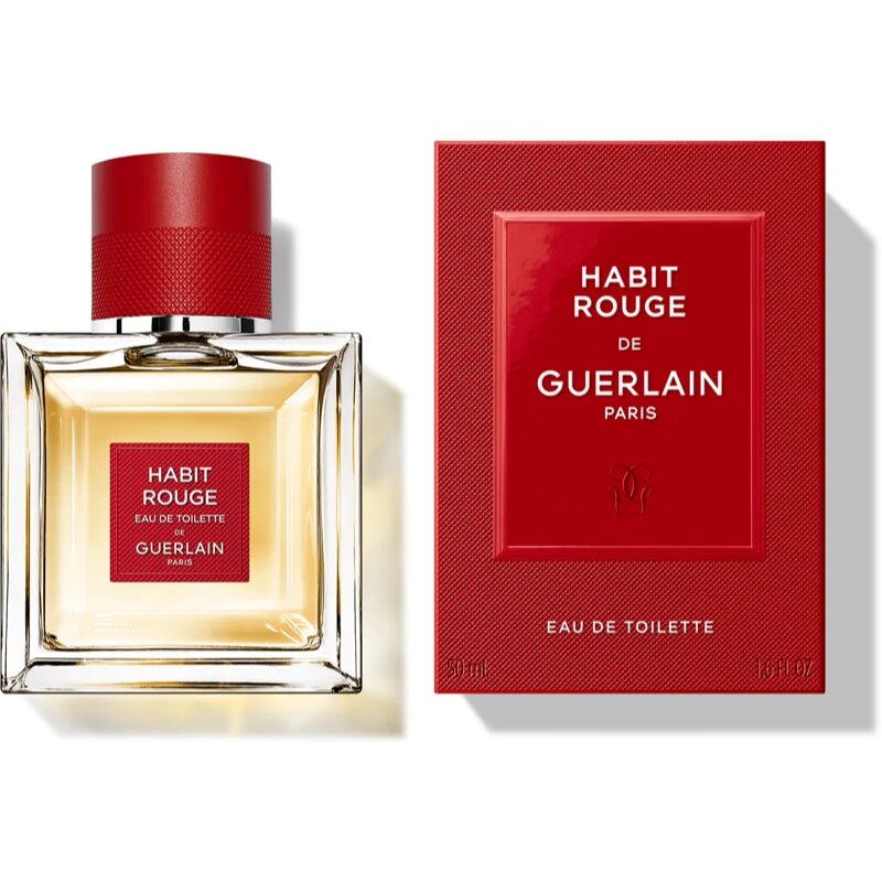 GUERLAIN Habit Rouge Eau de Toilette pentru bărbați 50 ml