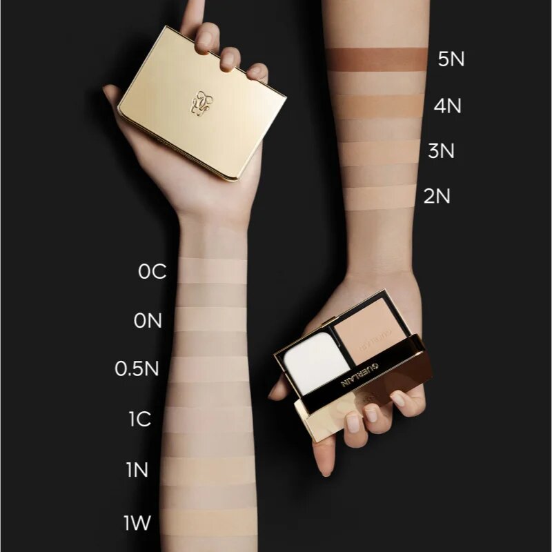 GUERLAIN Parure Gold Skin Control Fond de ten matifiant compact culoare 3N Neutral 87 g