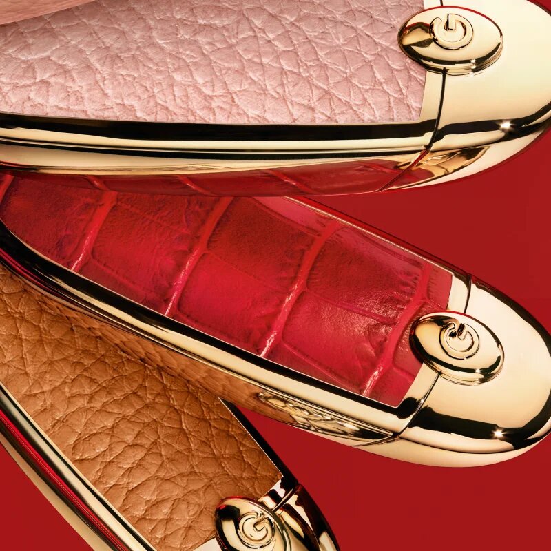 GUERLAIN Rouge G Double Mirror Jewel Case carcasă pentru ruj cu oglinda mica Le Croco 1 buc