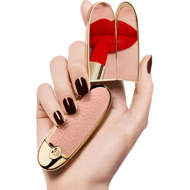 GUERLAIN Rouge G Double Mirror Jewel Case carcasă pentru ruj cu oglinda mica Le Nude 1 buc