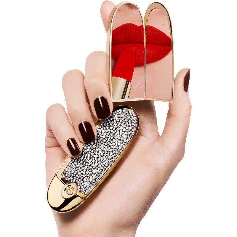 GUERLAIN Rouge G Double Mirror Jewel Case carcasă pentru ruj cu oglinda mica Le Strassé 1 buc