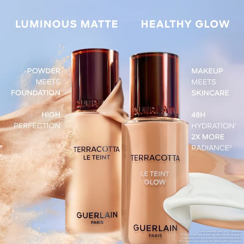 GUERLAIN Terracotta Le Teint Glow make-up lichid stralucitor pentru un look natural culoare 0N Neutral 35 ml