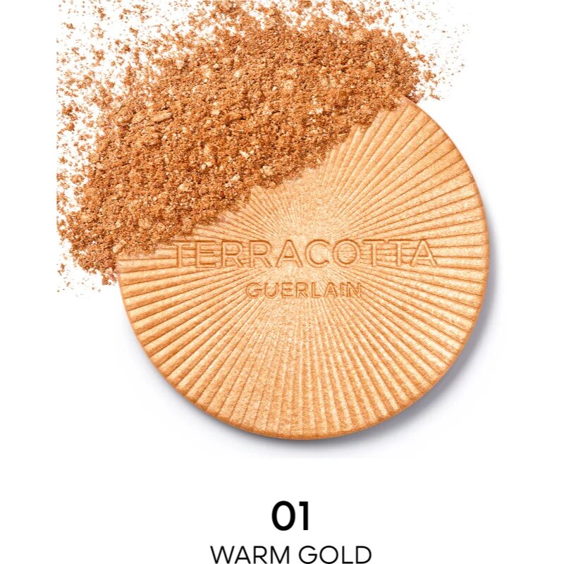 GUERLAIN Terracotta Luminizer pulberi pentru evidentierea bronzului culoare 01 Warm Gold 7 g