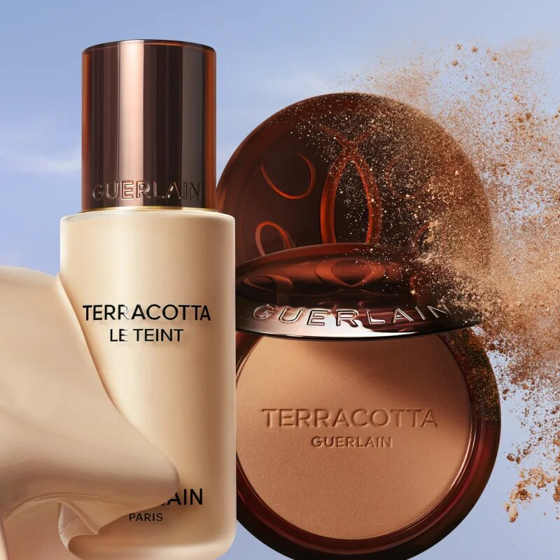 GUERLAIN Terracotta Original pudra bronzanta reincarcabil culoare 05 Deep Warm 8.5 g