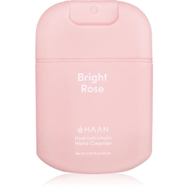 Haan Hand Cleanser Bright Rose spray de curățare pentru mâini antibacterial Mini 19 ml