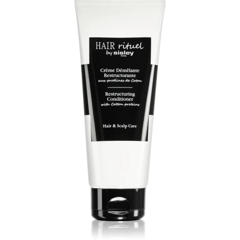 Hair Rituel by Sisley Restructuring Conditioner with Cotton proteins balsam cu efect de netezire împotriva părului fragil cu proteine 200 ml
