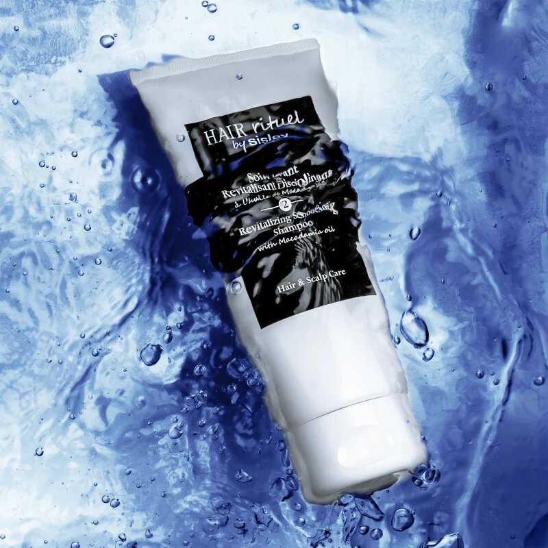 Hair Rituel by Sisley Revitalizing Smoothing Shampoo with Macadamia oil sampon pentru indreptarea parului pentru toate tipurile de păr s makadamovým o