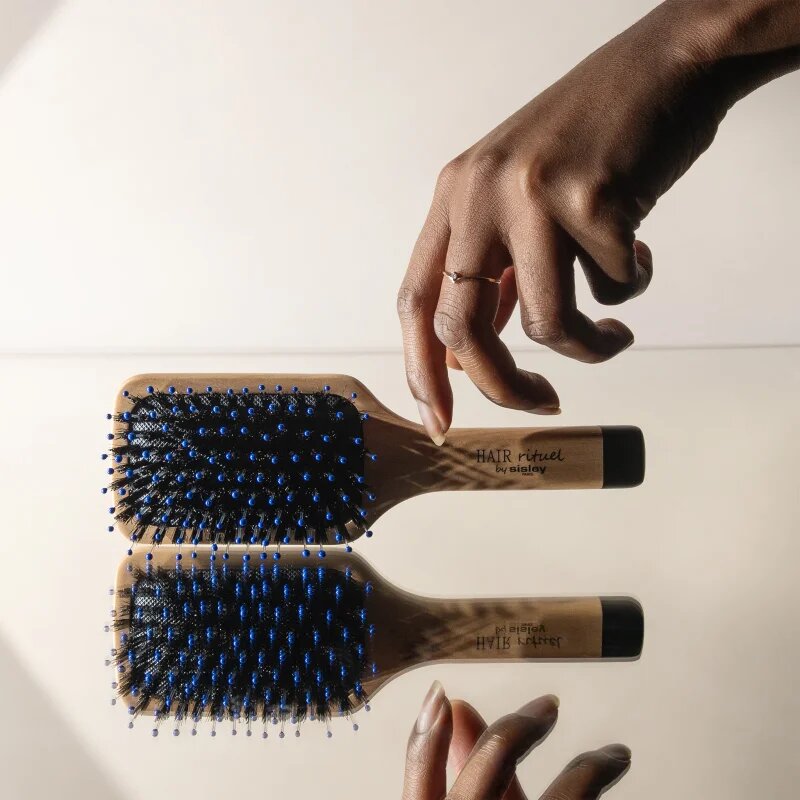 Hair Rituel by Sisley The Pocket Brush Radiance & Softness perie pentru un par stralucitor si catifelat 1 buc